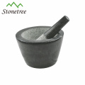 10cm Engraved Granite Stone Mortar and Pestle